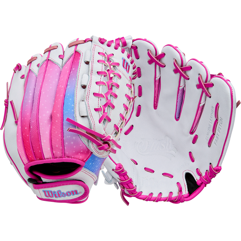 A500 Flash Fastpitch - 12" Closed Web, Wilson A500 Flash Fastpitch - 12" Closed Web Back and Front