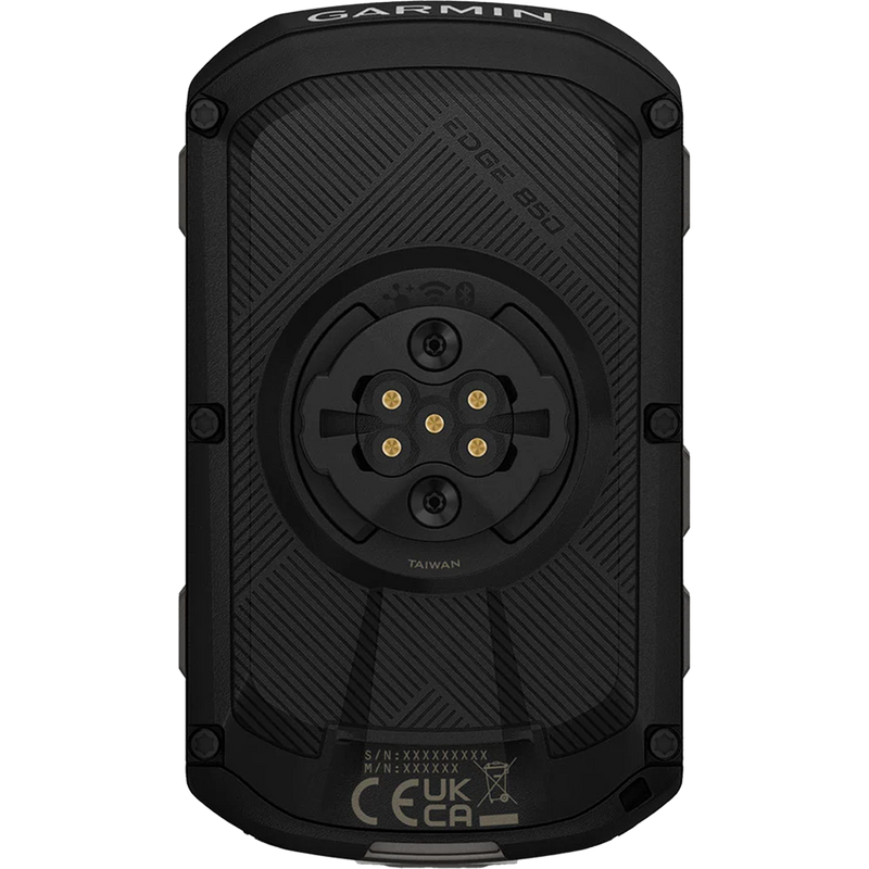 Edge 850, Garmin Edge 850 Back