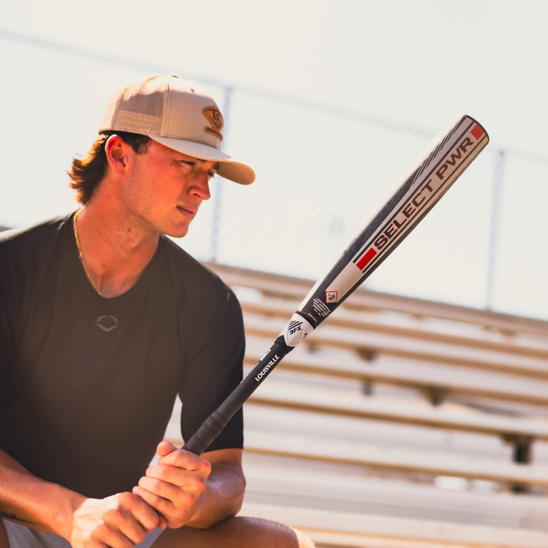 Select PWR -3 BBCOR 2 5/8", Louisville Slugger Select PWR -3 BBCOR 2 5/8" in Grey with model
