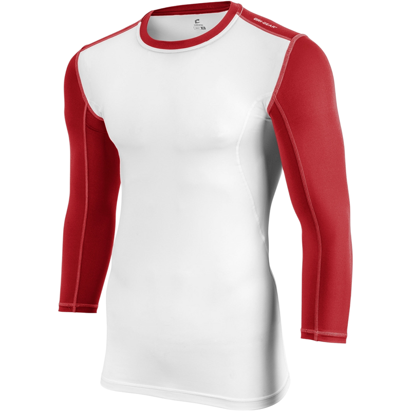 Youth 3/4 Sleeve Compression Shirt, Featured Image