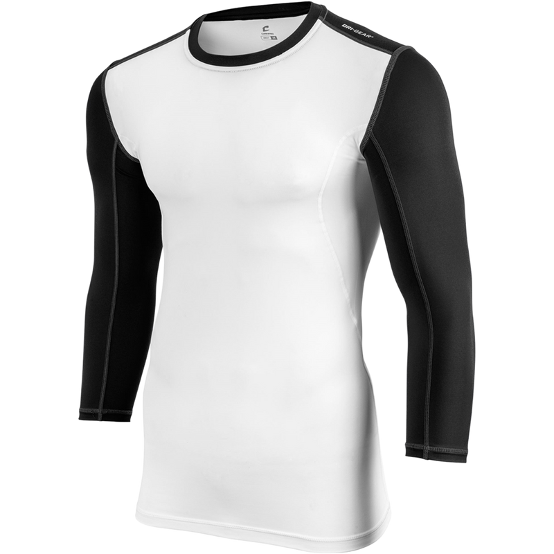 Youth 3/4 Sleeve Compression Shirt, Featured Image