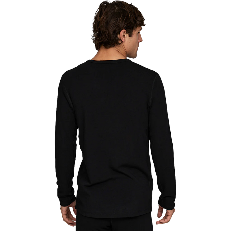Men's Heavyweight Grid Fleece Crew, Le Bent Men's Heavyweight Grid Fleece Crew back