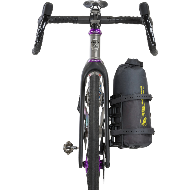 Tiger Wall UL1 Bikepack, Big Agnes Tiger Wall UL1 Bikepack in Asphalt/Evening Primrose on bike