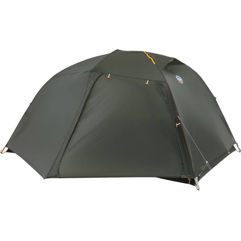 Copper Spur UL2 Bikepack, Big Agnes Copper Spur UL2 Bikepack in Lichen Green with rain fly