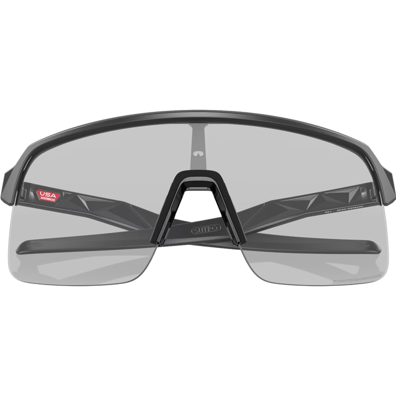Sutro Lite - Matte Carbon/Clear Photochromic, Oakley Sutro Lite Matte Carbon Clear Photochromic front folded