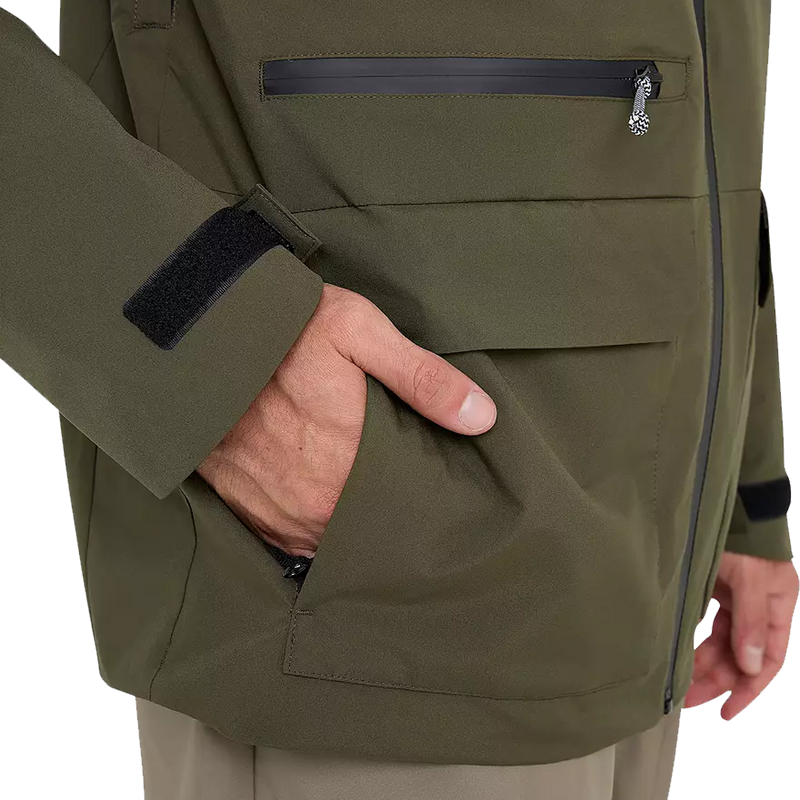 Men's Quest Stretch 20K Jacket, Quiksilver Men's Quest Stretch 20K Jacket hand pocket