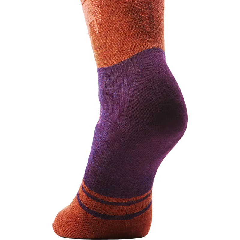 Women's Snowboard Twilight Vista OTC Socks, Smartwool Women's Snowboard Twilight Vista OTC Socks Heel