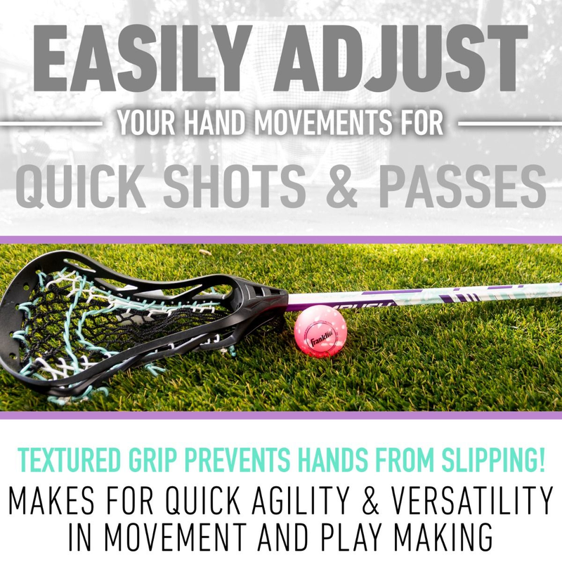 Women's Ambush Complete Stick, Franklin Sports Women's Ambush Complete Stick in multi with grip detail