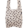 BAGGU Big Baggu in Cream and Black Polka Dot