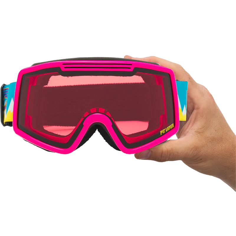 French Fry Goggle - Large, Pit Viper French Fry Goggle in hand