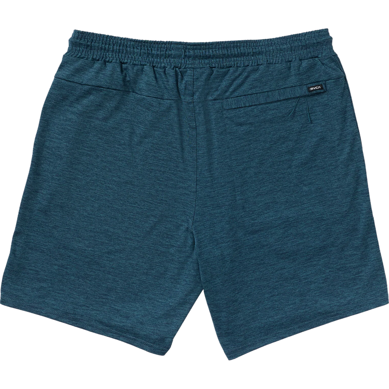 Men's Yogger Recover 17", Men's RVCA Yogger Recover 17" in Duck Blue back view