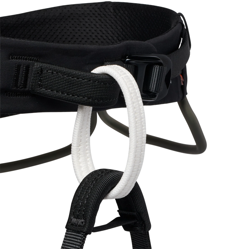 Men's Solution Harness, Black Diamond Men's Solution Harness in 0003-Carbon belay loop