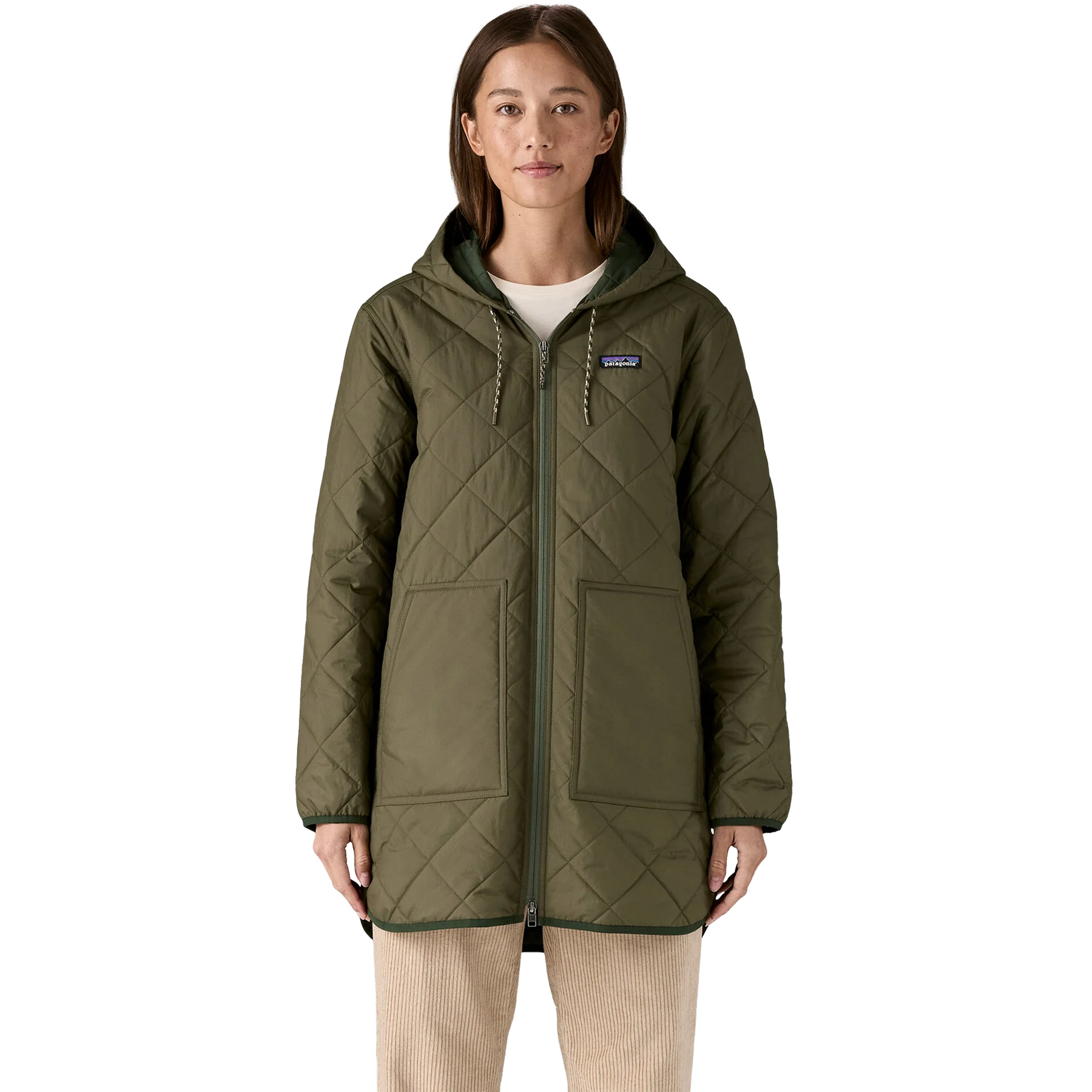 Women's Diamond Quilted Parka alternate view