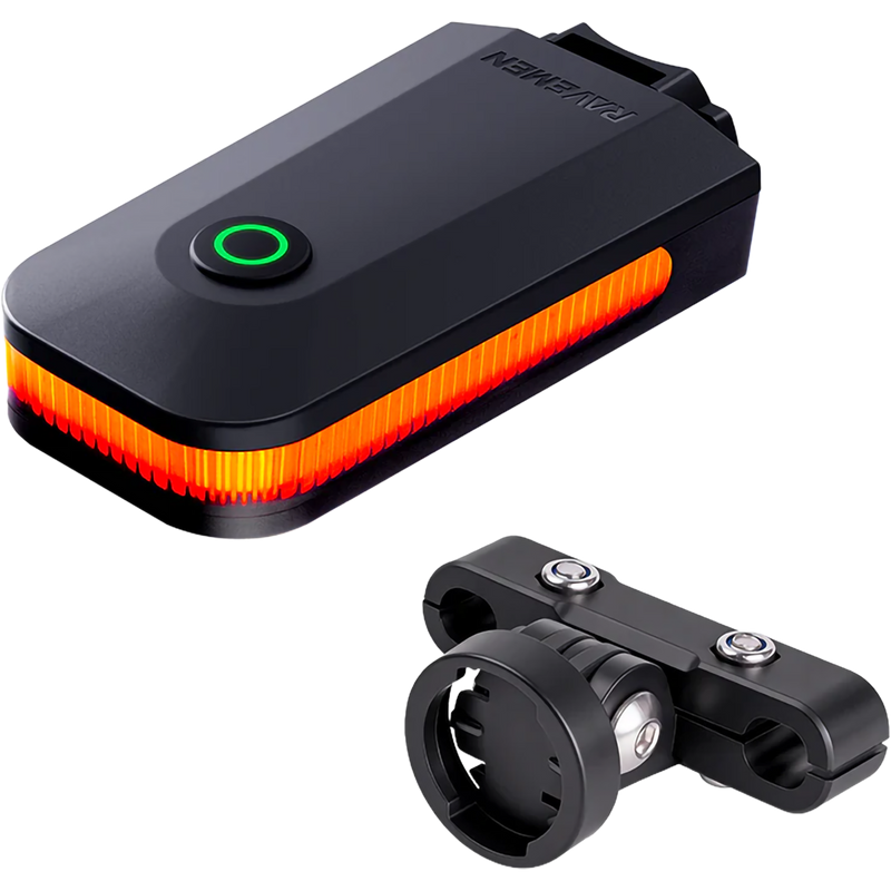 CL01 Tail Light, Ravemen CL01 Tail Light lit up with mount