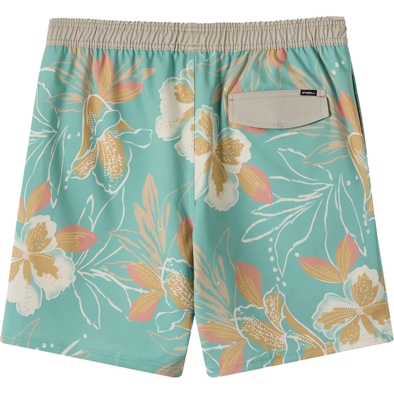 Men's Hermosa Elastic Waist Lined Trunk 17", O'Neill Men's Hermosa Elastic Waist Lined Trunk 17" Back