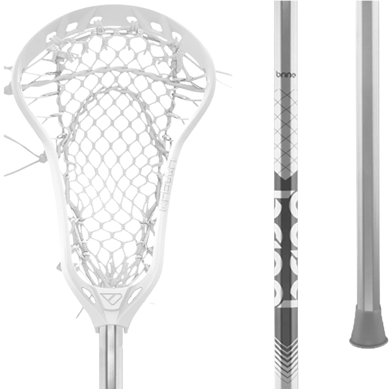 Krown Alloy Complete Stick, Brine Krown Alloy Women's Complete Lacrosse Stick stick details front
