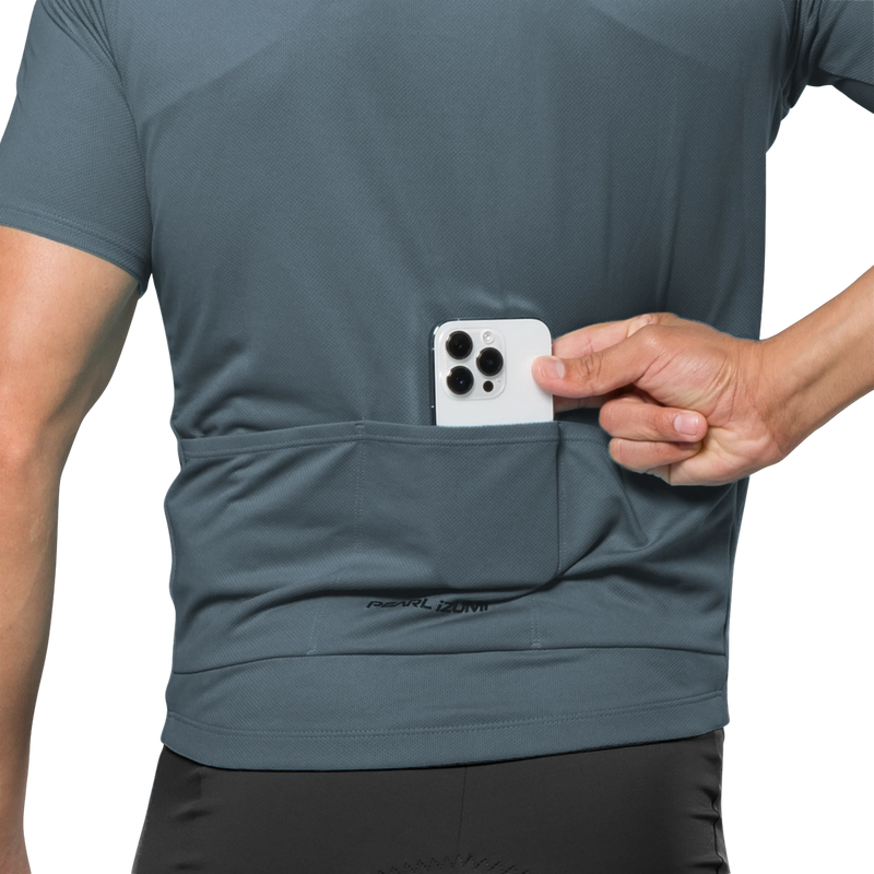 Men's Quest Short Sleeve Jersey, Pearl Izumi Men's Quest Short Sleeve Jersey Back Pocket