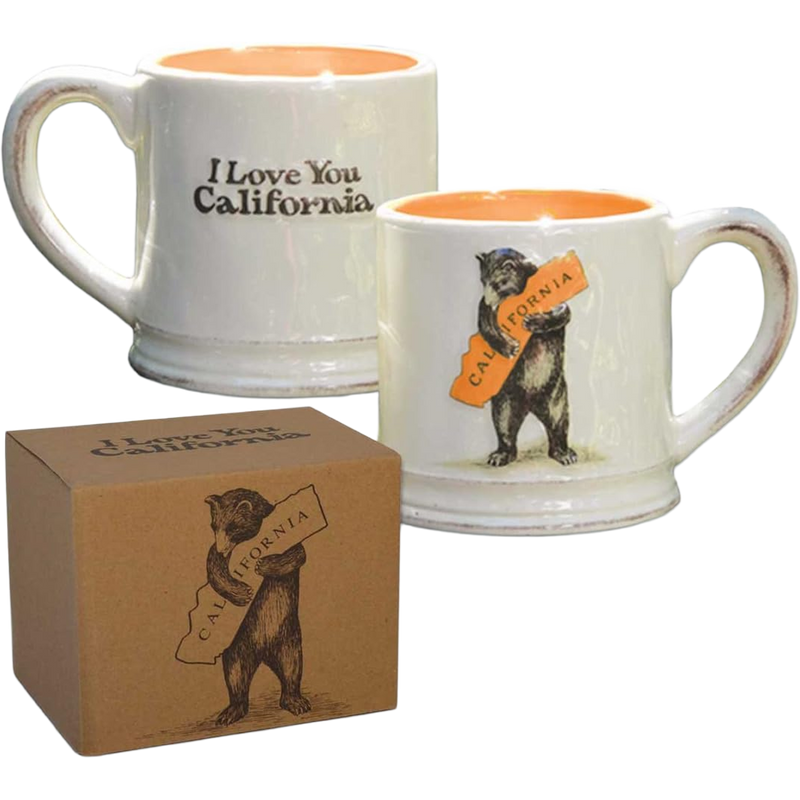 CA Bear Hug Mug, SF Mercantile CA Bear Hug Mug front and back