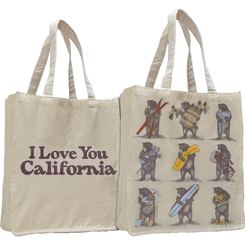 Cotton Canvas Ca 9-Bear Tote, Featured Image