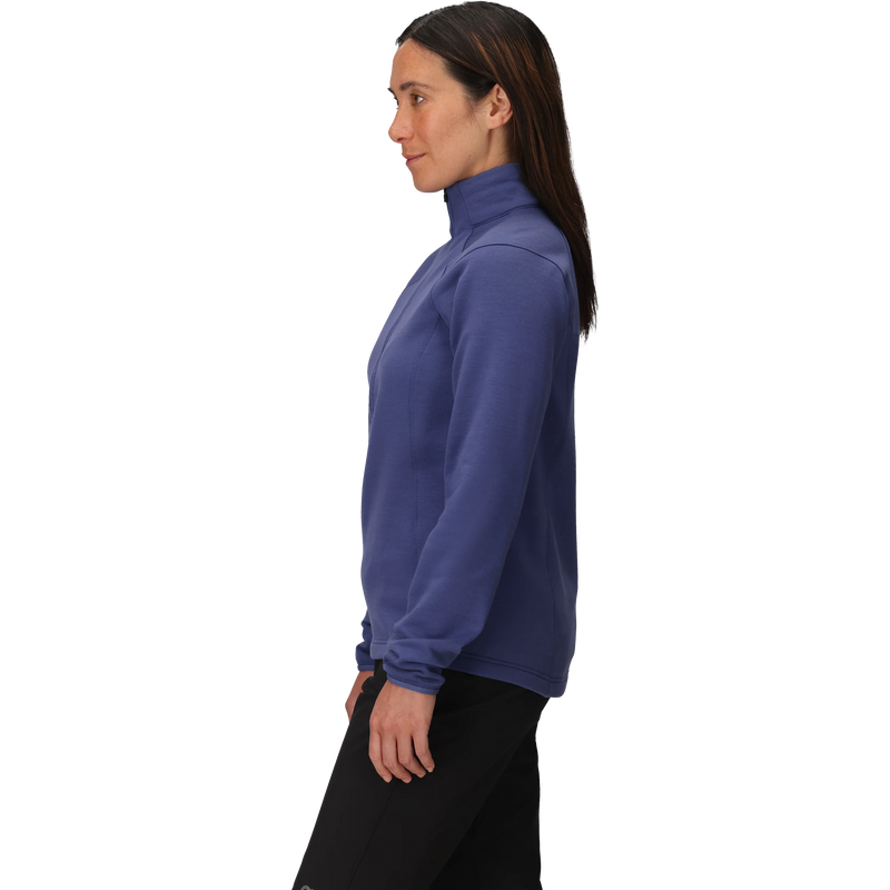 Women's Crescent Fleece Half Zip, Outdoor Research Women's Crescent Fleece Half Zip Side