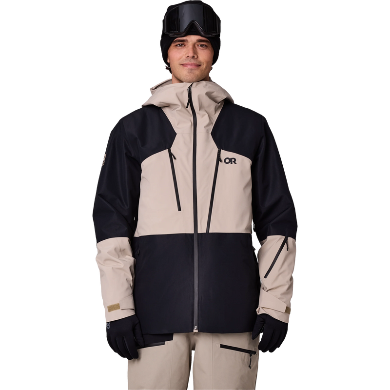 Outdoor Research Men's Powderverse Jacket Front on model