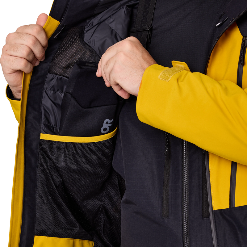 Outdoor Research Men's Powderverse Jacket internal right pocket