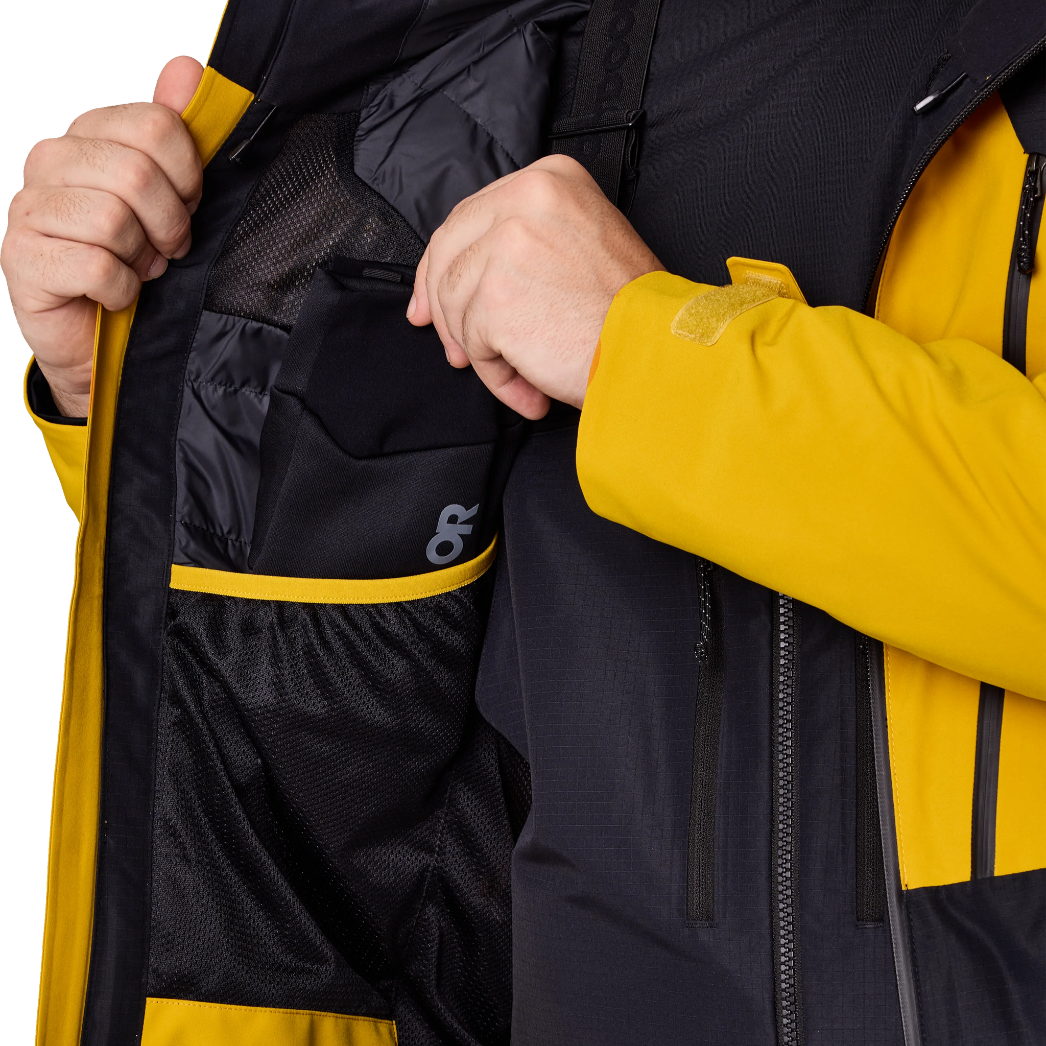 Outdoor Research Men's Powderverse Jacket internal right pocket