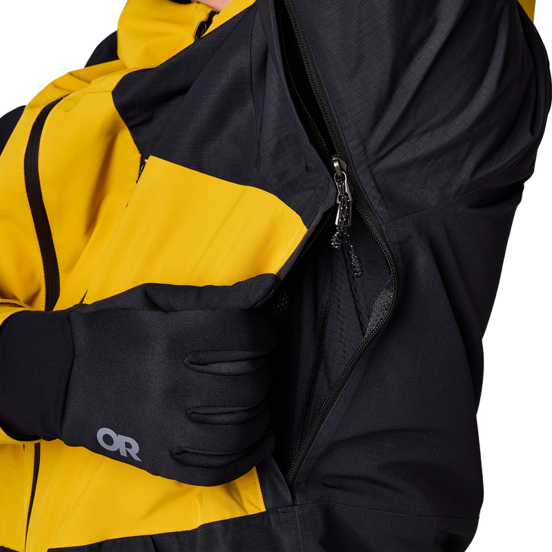 Outdoor Research Men's Powderverse Jacket underarm vent