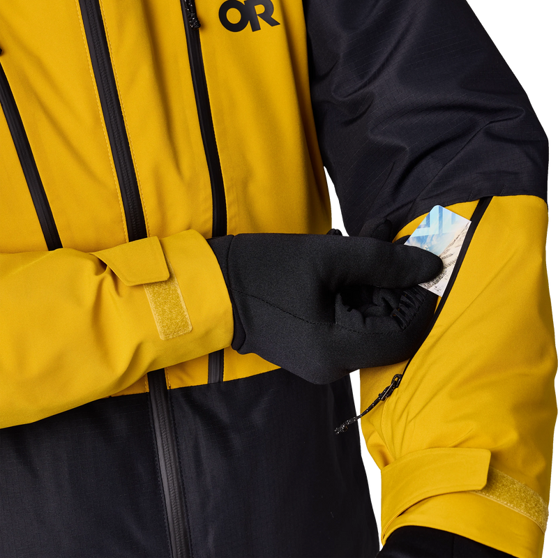 Outdoor Research Men's Powderverse Jacket sleeve pocket