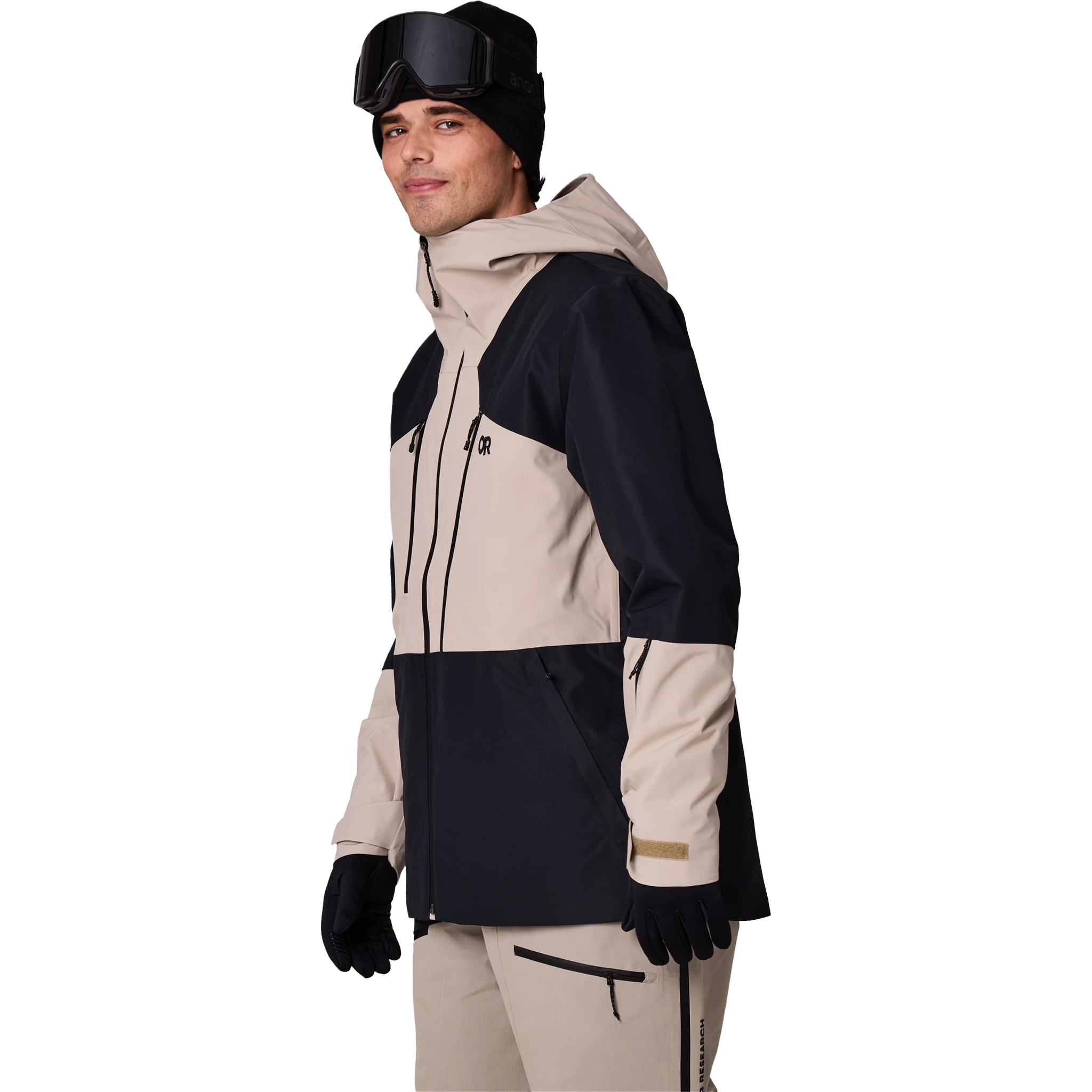 Outdoor Research Men's Powderverse Jacket 3/4 Front