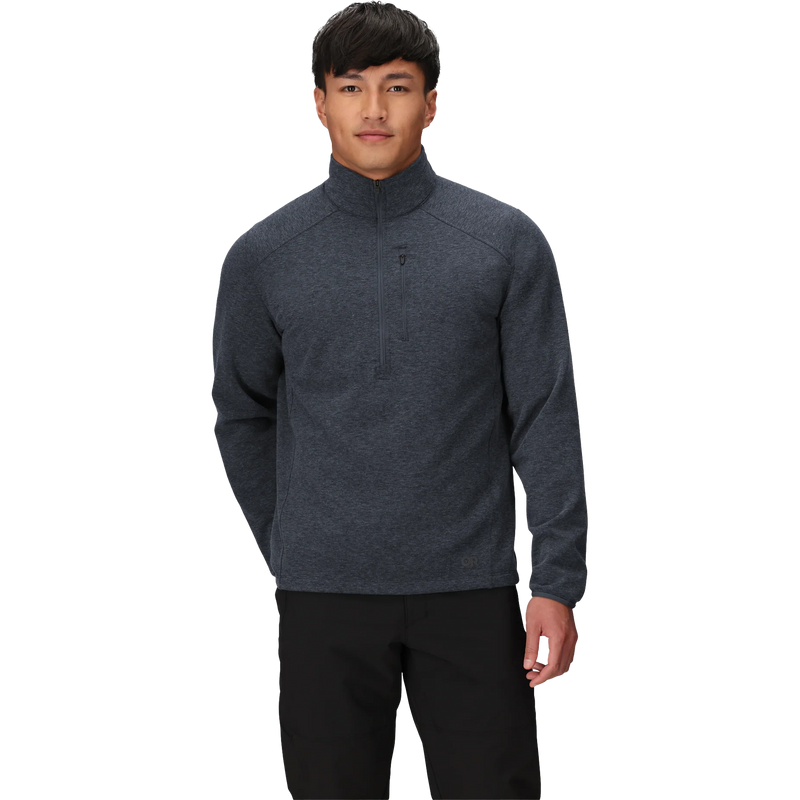 Men's Crescent 1/2 Zip Fleece, Outdoor Research Men's Crescent 1/2 Zip Fleece Front