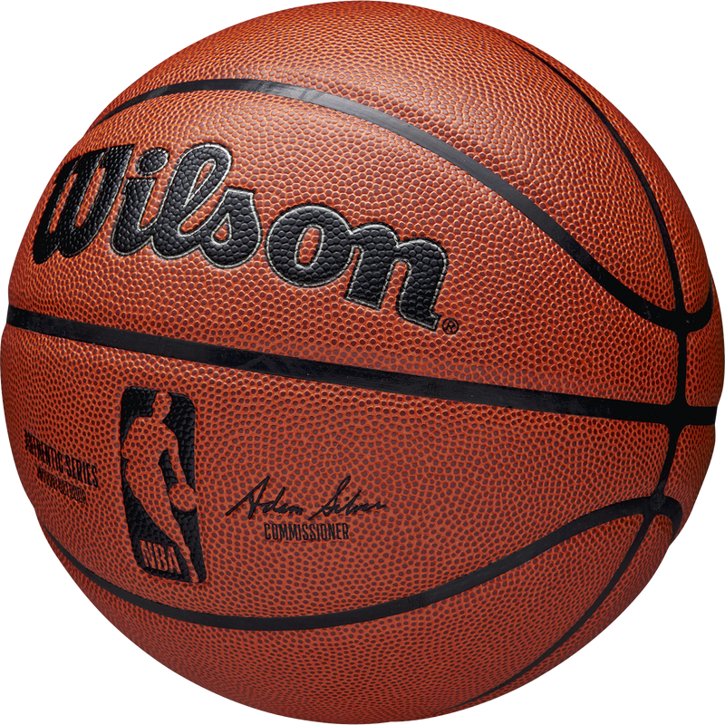 NBA Authentic Indoor/Outdoor Basketball, Wilson NBA Authentic Indoor/Outdoor Basketball 3/4 Front