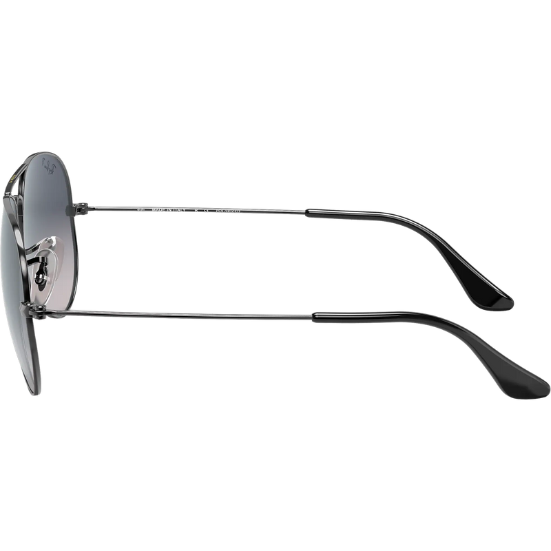 Aviator - Gunmetal/Blue Grey Polarized, Aviator - Gunmetal/Blue Grey Polarized left
