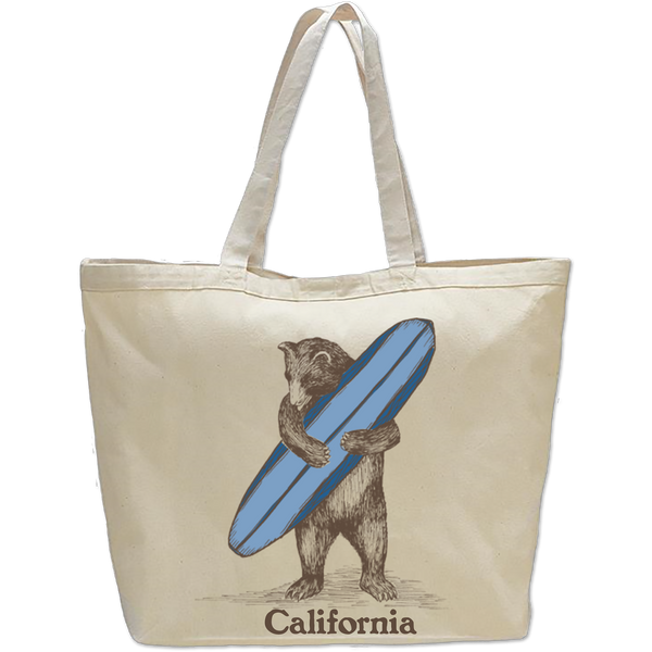 SF Mercantile Surf Bear Beach Bag Oversized Tote