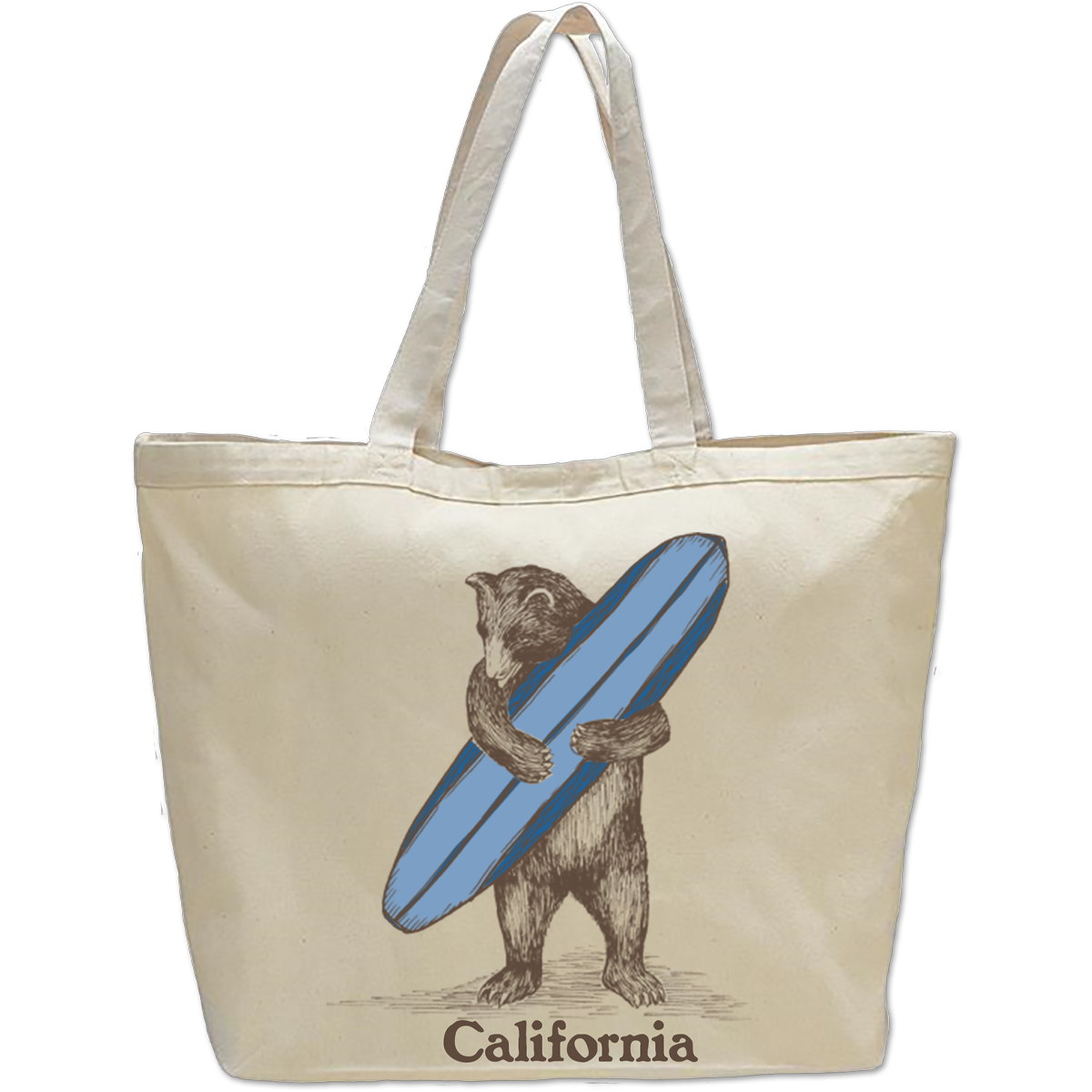 Surf Bear Beach Bag Oversized Tote alternate view