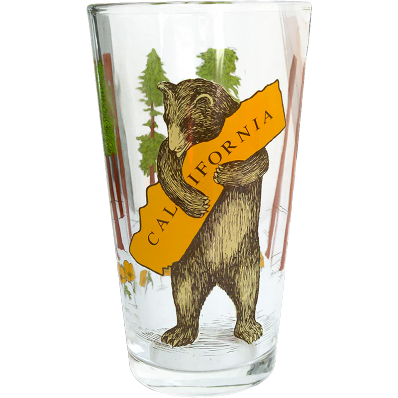 California Bear Hug Pint Glass, Featured Image