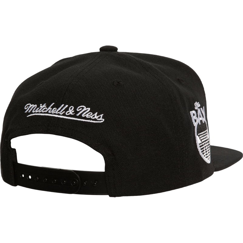 Warriors Evergreen Black White Snapback, Warriors Evergreen Black White Snapback