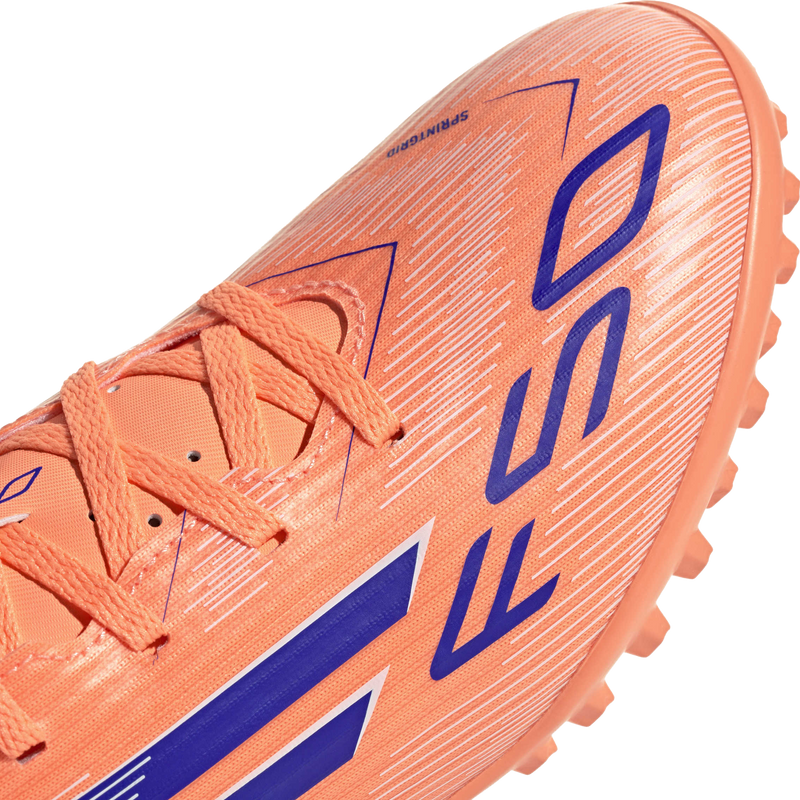 F50 Club TF, Adidas F50 Club TF in Beam Orange/Lucid Blue/White toe