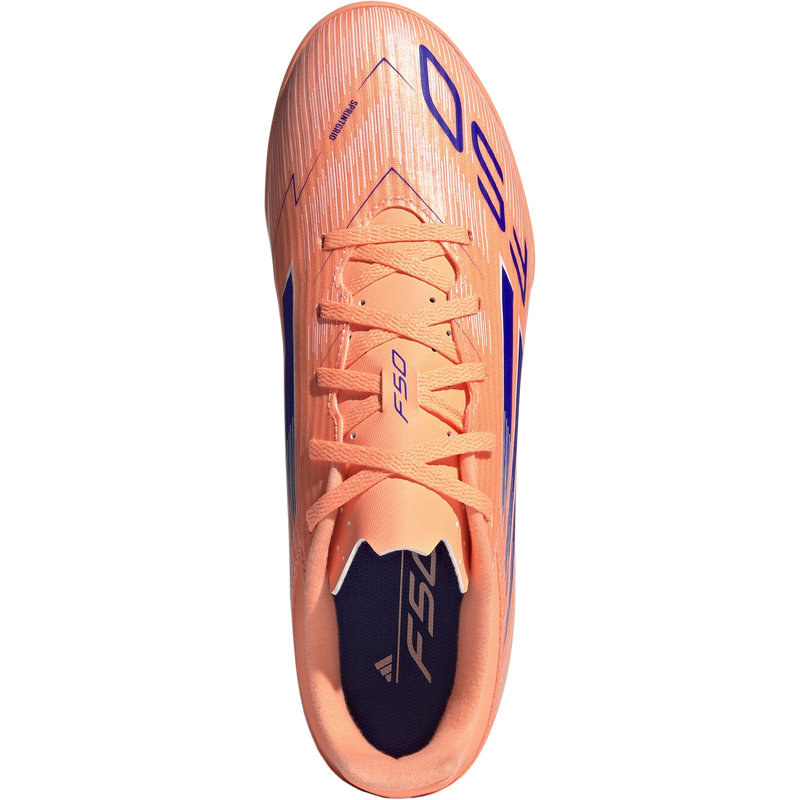 F50 Club TF, Adidas F50 Club TF in Beam Orange/Lucid Blue/White top