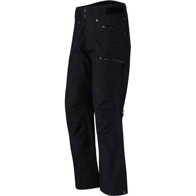 Norrona Lofoten Gore-Tex Pants in Caviar Black angled