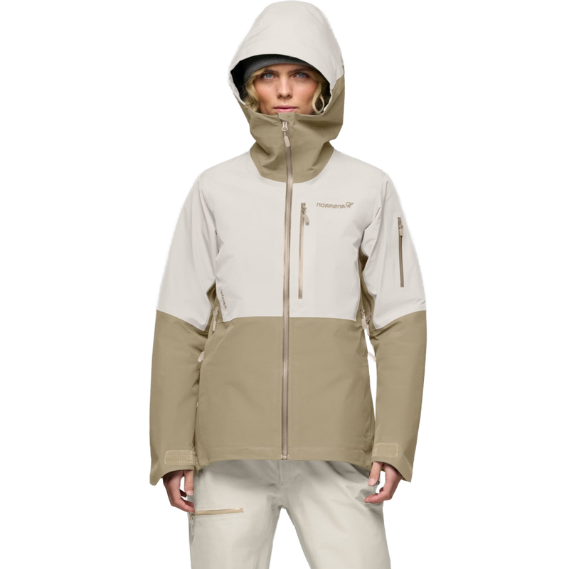 Women's Lofoten Gore-Tex Jacket, Norrona Women's Lofoten Gore-Tex Jacket front on model