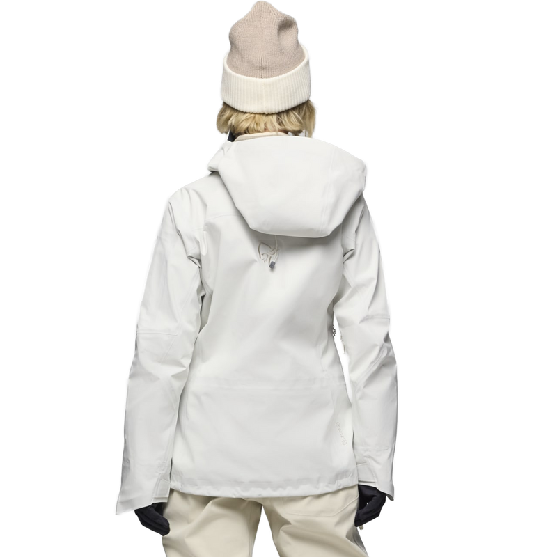 Women's Lofoten Gore-Tex Pro Jacket, Norrona Women's Lofoten Gore-Tex Pro Jacket back on model