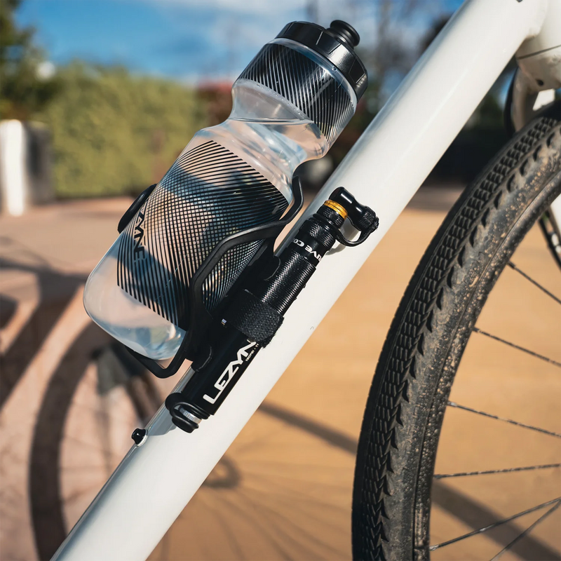 Pocket Drive CO2, Lezyne Pocket Drive Co2 in Black Gold attached to bike