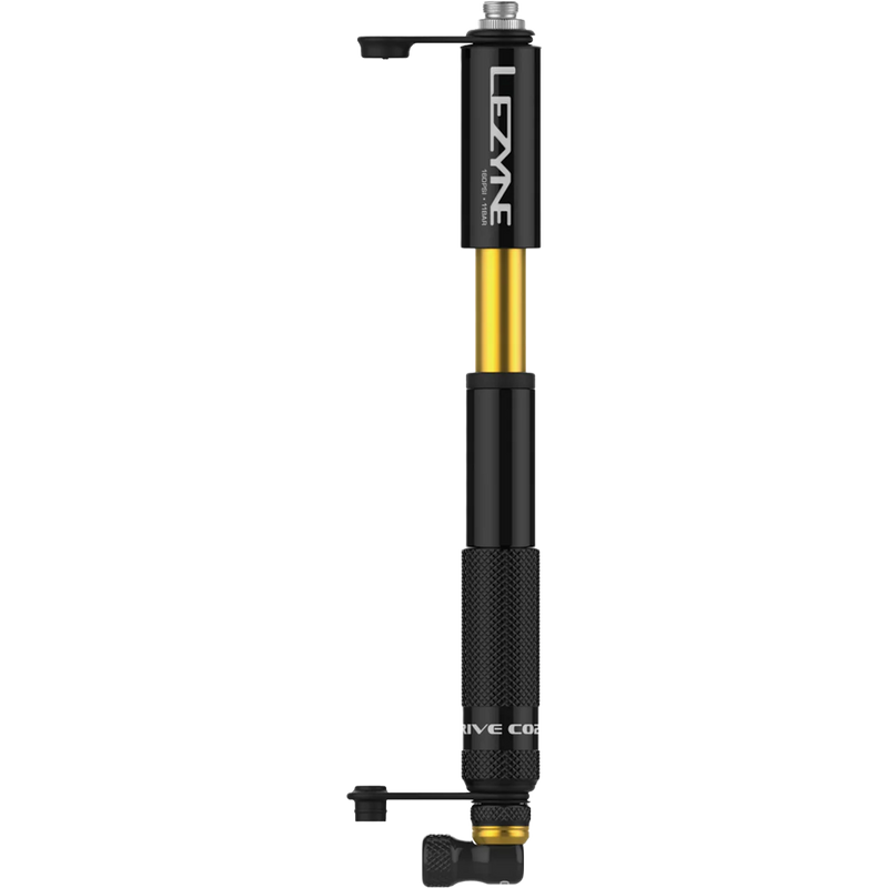 Pocket Drive CO2, Lezyne Pocket Drive Co2 in Black Gold barrel pump