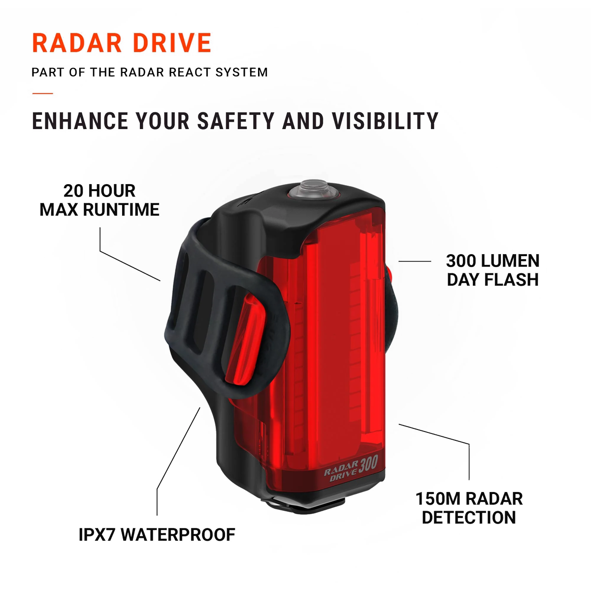 Radar Drive Rear - Black alternate view
