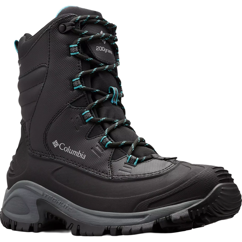 Women's Bagaboot III, Columbia Women's Bagaboot III in Black Pacific Rim angled 