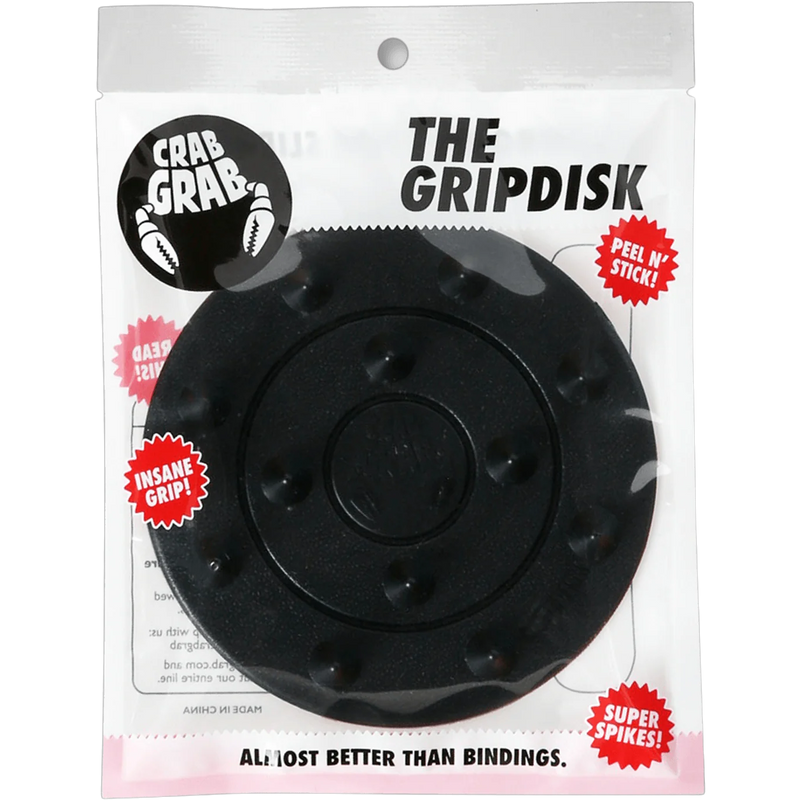 Grip Disk, Crab Grab Grip Disk in Black in package