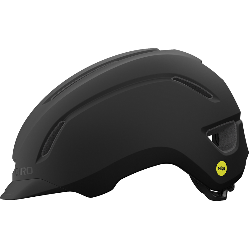 Caden MIPS II, Giro Caden MIPS II in Matte Black side angle