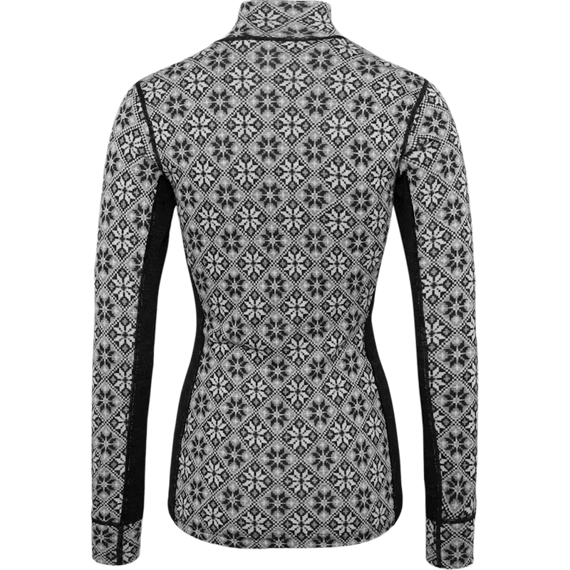 Women's Rose Half Zip Baselayer, Kari Traa Women's Rose Half Zip Baselayer in Black back
