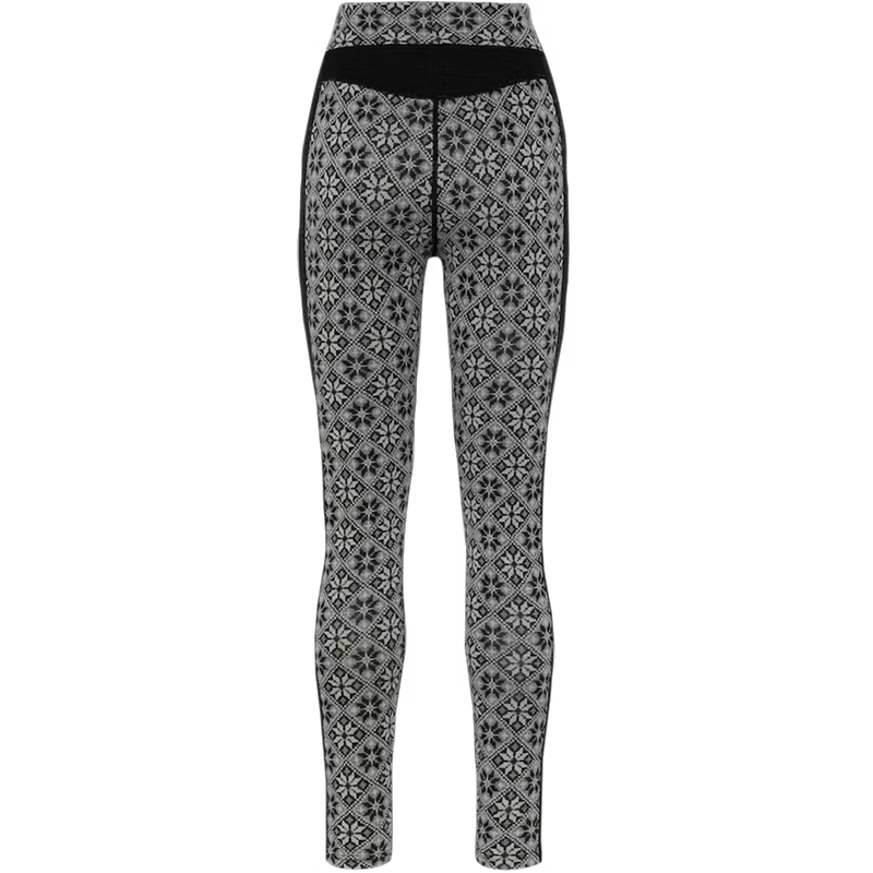 Women's Rose High Waisted Baselayer Pants, Kari Traa Women's Rose High Waisted Baselayer Pants in Black back